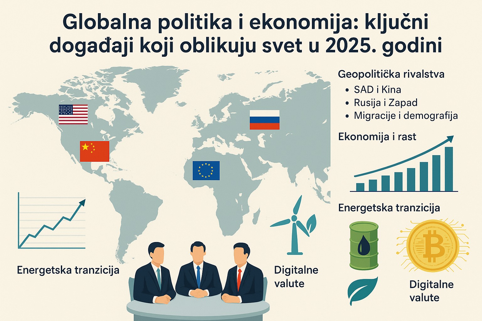 Saznaj ključne događaje u globalnoj politici i ekonomiji